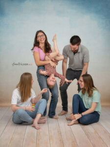 Familienshooting im Studio