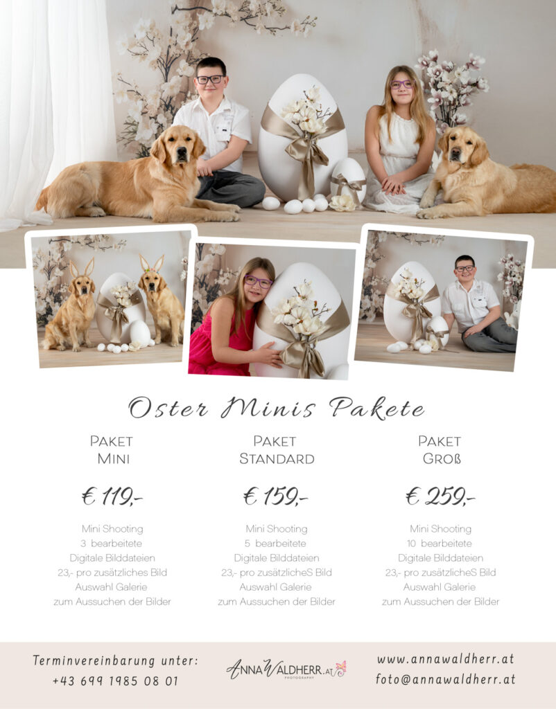 Ostershootings 2025, Osteraktion 2025, Osterfotoshooting