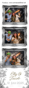 Individuelles Fotobox Layout für personalisierte Fotostreifen von Anna Waldherr Photography