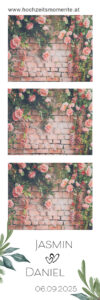 Individuelles Fotobox Layout für personalisierte Fotostreifen von Anna Waldherr Photography