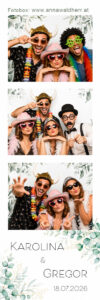 Individuelles Fotobox Layout für personalisierte Fotostreifen von Anna Waldherr Photography